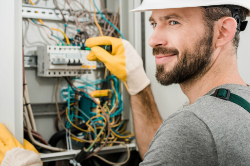 Electrical Inspectors Performing a Code Correction